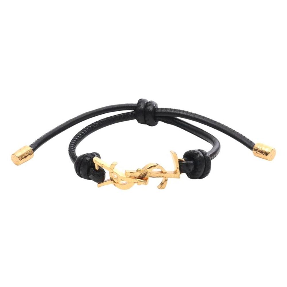 Yves Saint Laurent Cassandra Leather Bracelet - Picture 1 of 6